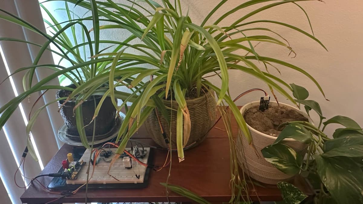 Plant Monitoring Dashboard Screenshot
